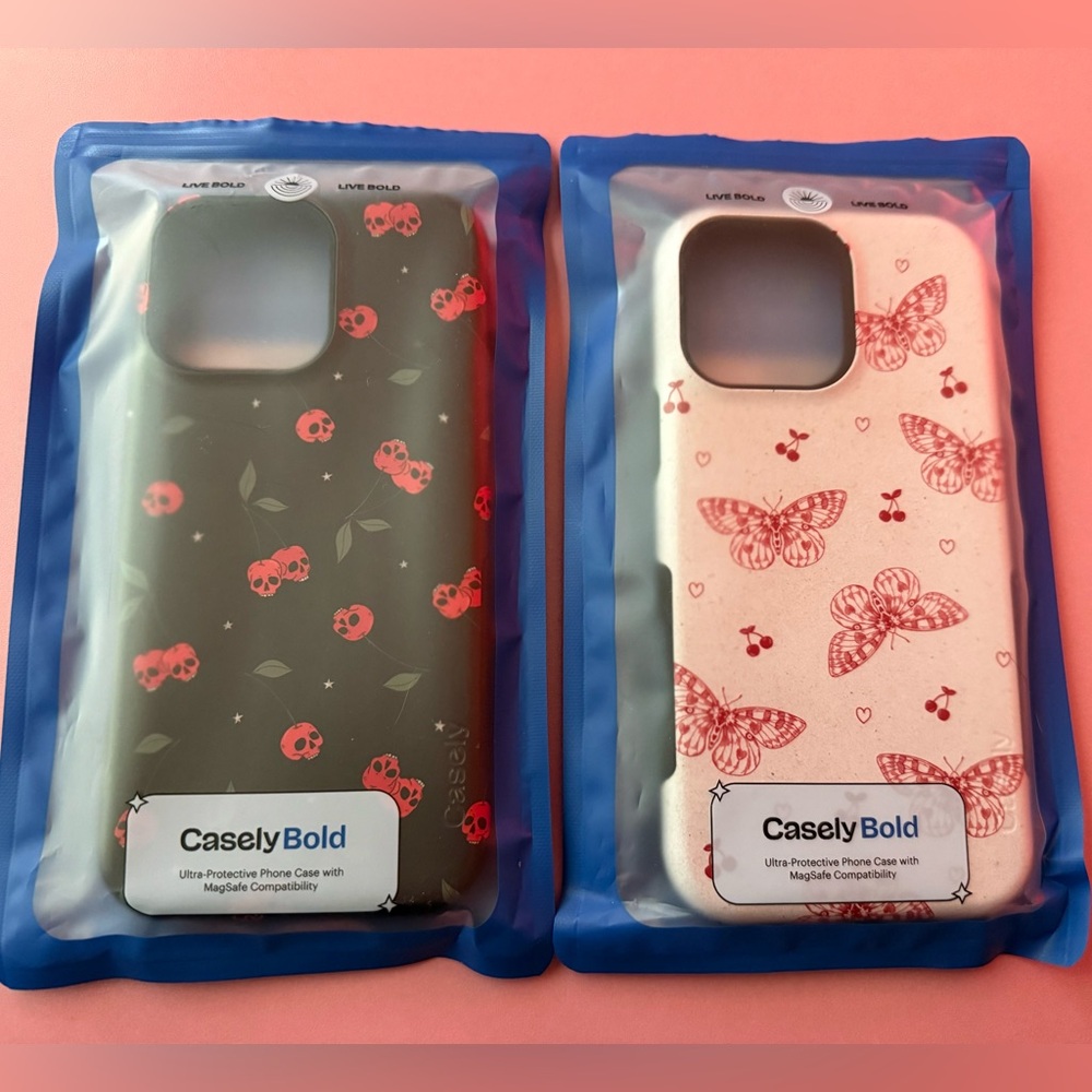 2 NWT Casely Bold Flex + MagSafe® iPhone 16 Pro Max Cases